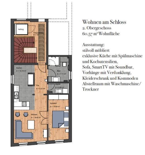 Wohnen Am Schlossplatz Oldenburg公寓 客房 照片